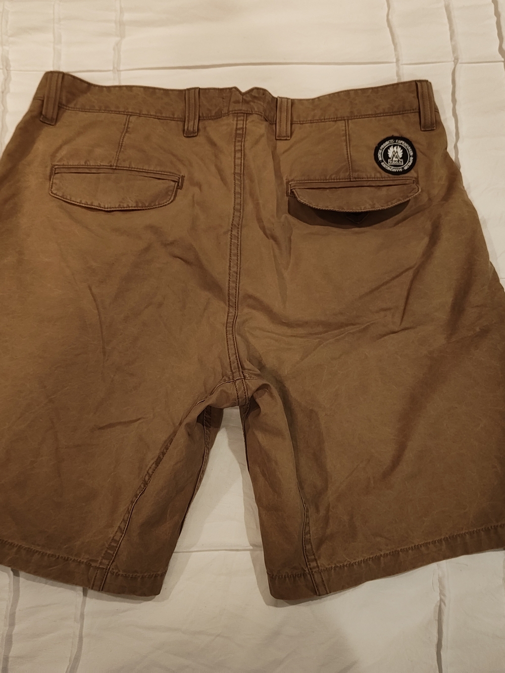 Norse Projects Men's Tan Cotton Pants - Picture 2 of 4